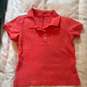 Vineyard Vines Kids' Polo Shirt - Bright Coral